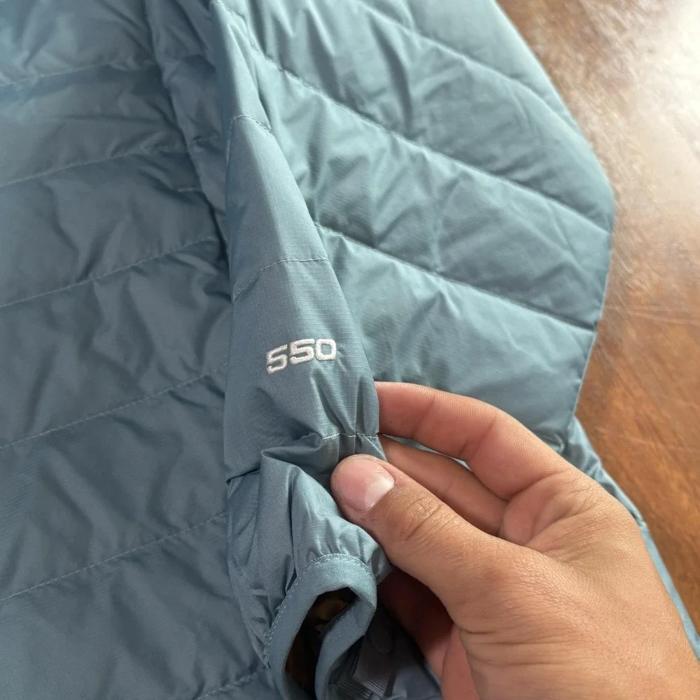 NWT The North Face Jacket Mens 2XL Blue Minoqua 550 Down Insulated Puffer Zip